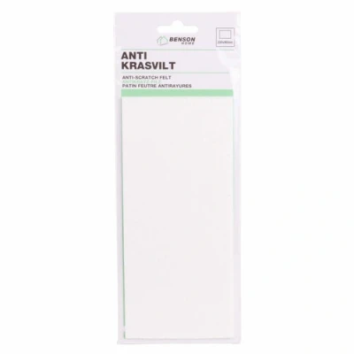 Afbeelding van Benson Anti Krasvilt Zelfklevend 20 x 9 cm Wit