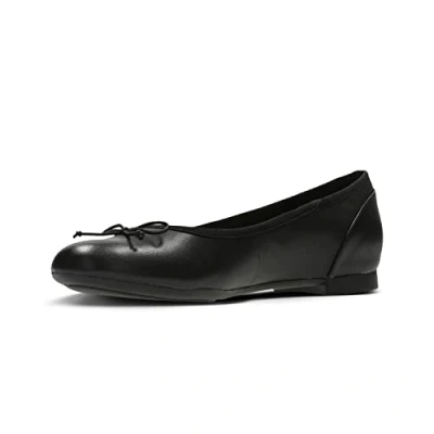 Afbeelding van Clarks Couture Bloom Ballerina&#039;s, Dames, Maat: 39, Black Leer