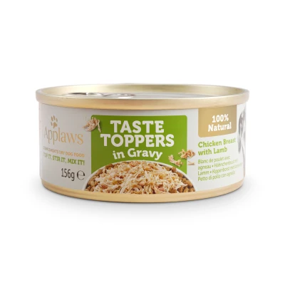 Afbeelding van Applaws Dog Taste Toppers Kip met lam in jus 156 gr. per 12 stuks
