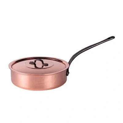 Afbeelding van Baumalu koperen hapjespan / sauteerpan Ø 24 cm incl. deksel