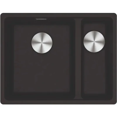 Afbeelding van Franke Maris MRG 260 34 15 Fragranite Matt black spoelbak Bak Rechts vlakinbouw 135.0697.380