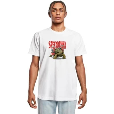 Afbeelding van Mister Tee Speedrunk Tshirt print, Heren, Maat: 5XL, White