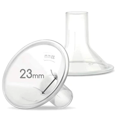 Afbeelding van Maymom MyFit 2 stuks platen van 23 mm; compatibel met Medela borstpomp personeel, Freestyle, Harmony, Maxi, Freestyle Flex aansluiting op Large/Small, stuks.