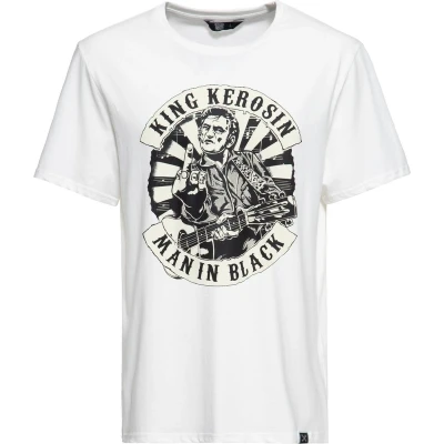 Afbeelding van King Kerosin T Shirt Classic &#039;&#039;Man In Black&#039;&#039; KKU41066 Black M