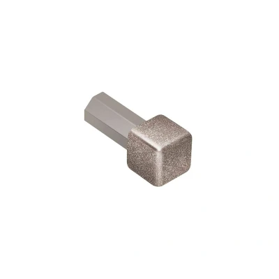 Afbeelding van Schlüter Quadec TSSG buitenhoek structuur aluminium steengrijs 11 mm