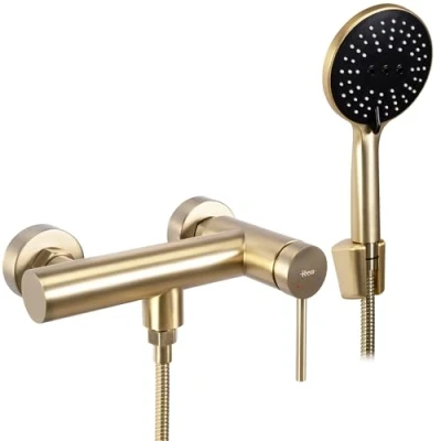 Afbeelding van Rea Js 702304Bg Clif Regendouche Geborsteld Goud 11 Cm