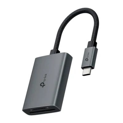 Afbeelding van TP Link UA430C (USB C 3.0), Geheugenkaartlezer, Grijs