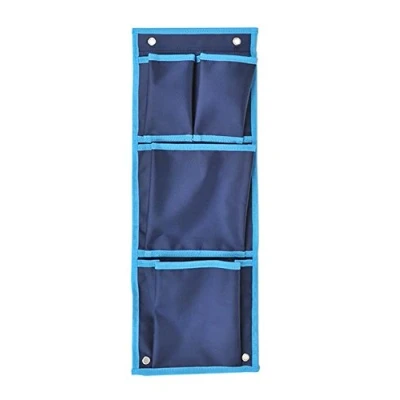 Afbeelding van Pro Plus Camping Organizer met Ophangogen Blauw 4 Vaks 20 x 57 cm