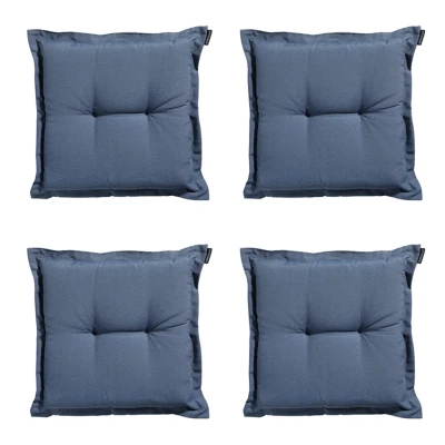 Afbeelding van Madison Zitkussen Universeel Panama Safier Blue 50x50 Blauw 4 Stuks