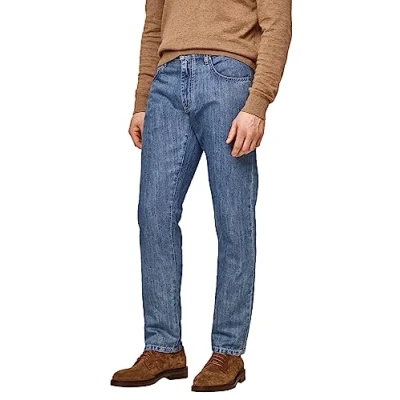 Afbeelding van Hackett London Linnen denim jeans voor heren, Denim, 29W / 32L