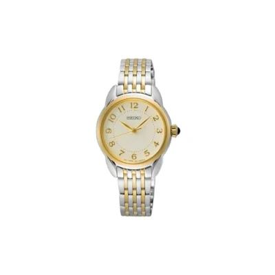 Afbeelding van Seiko SUR562P1 Bicolour Dameshorloge inStock horloge Hoge Marge GoudkleurZilverkleur