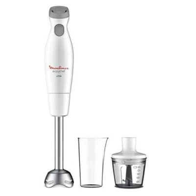 Afbeelding van Moulinex DD4521 Easychef, 2 in 1 Tauchmixer mit 800 ml Becher und Zerkleinerer 500 ml, Geschwindigkeitsstufen, leicht zu reinigen, Leistung 450 W