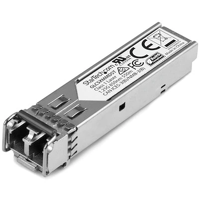 Afbeelding van StarTech.com Gigabit glasvezel 1000Base SX SFP ontvanger module Cisco GLC MMD compatibel MM LC 55