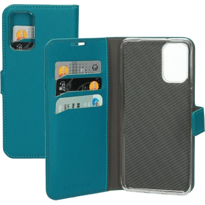 Afbeelding van Mobiparts Saffiano Wallet Case Samsung Galaxy S20 Plus 4G/5G Turquoise