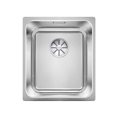Afbeelding van Blanco Solis rvs spoelbak 340 U onderbouw 526115