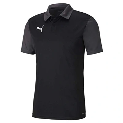 Afbeelding van Puma Fussball Sport Tshirt, Heren, Maat: Medium, Schwarzgrau