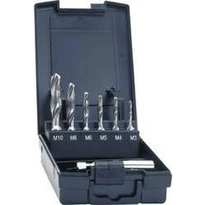 Afbeelding van Exact 05910 Combinatietapboorset 7 delig Metrisch Rechtssnijdend DIN 3126 HSS 1 set(s)