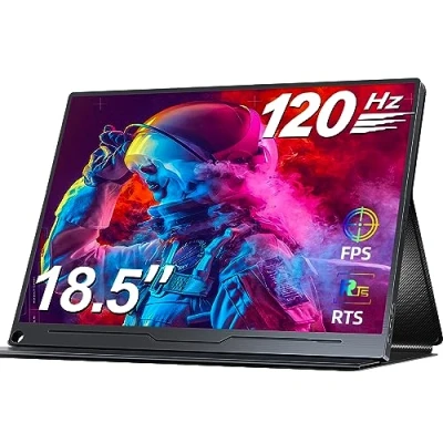 Afbeelding van UPERFECT Draagbare Monitor 18.5 Inch 120Hz Display Gaming met 1920 * 1080 Full HD IPS Scherm USB C Mini HDMI voor Laptop PC Mobiele Telefoon PS4/5 Xbo Raspb Pi