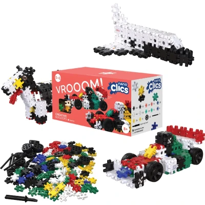 Afbeelding van Nano Clics Creative Builders 250 Piece Set 5 in 1 Bouwblokken DUURZAAM Speelgoed Gemaakt Van 100% GERECYCLEERDE Kunststof 8, 9, 10, 11, 12 jaar Constructie