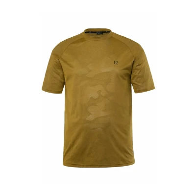 Afbeelding van JP1880 Technical Fitness Short Sleeve UP TO Tshirt print, Heren, Maat: Large, Vintage green