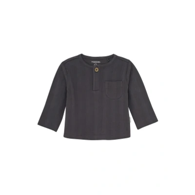 Afbeelding van Noppies Langarms Saticoy Longsleeve voor kinderen, Maat: 68, Forged iron