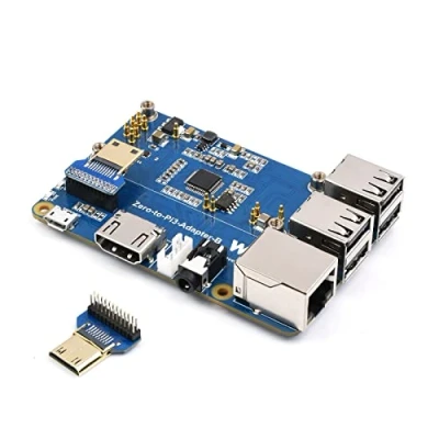 Afbeelding van waveshare Pi Zero 2W to Raspberry 3B+ B Board Adapter,Based on Reproduce The Original Appearance of 3B Series Board,Alternative Solution for 3 Model B+