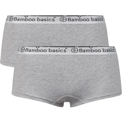 Afbeelding van Hipster Bamboo Basics Women Iris Light Grey Melange (2 Delig) XL