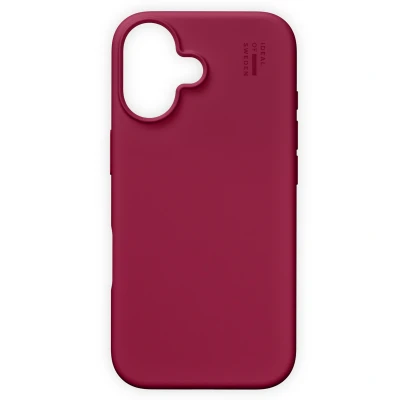 Afbeelding van Apple iPhone 16 Plus Hoesje Kunststof iDeal of Sweden Backcover/Hardcase Donkerrood Telefoonhoesje Shockproof/Valbescherming
