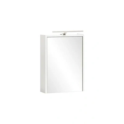 Afbeelding van Schildmeyer Spiegelkast Katta, breedte 43 cm, 1 deurs Met LED verlichting en stopcontactdoos