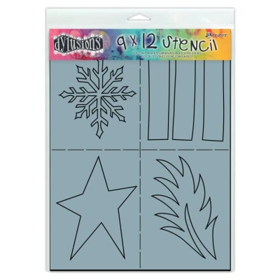 Afbeelding van Ranger Dyan Reaveley Dylusions Stencil L Shapes (DYS44291)