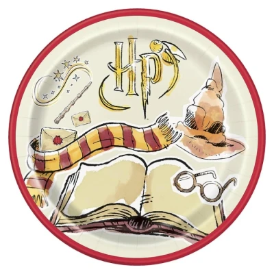 Afbeelding van Harry Potter borden HP 23cm 8 stuks