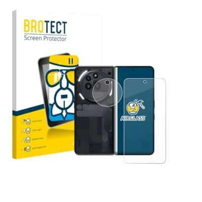 Afbeelding van BROTECT Screenprotector voor Nothing Phone (3a) Pro (Voor+Camera) Folie Beschermfolie Beschermglas transparant