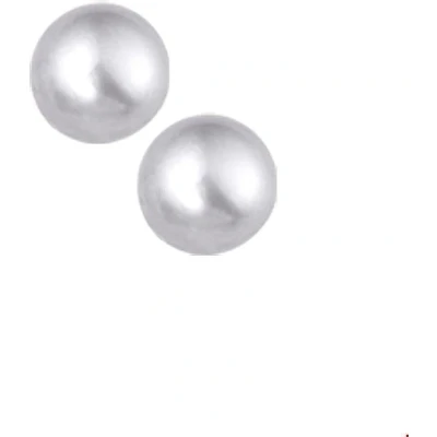 Afbeelding van Oorknoppen Parel Zilver Gerhodineerd Glanzend