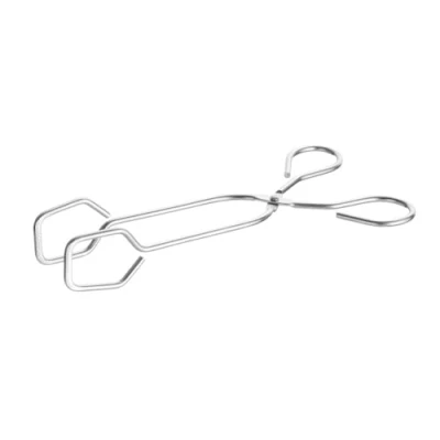 Afbeelding van HENDI Serveertang, keukenschaartang, keukentang, voedseltang, grilltang, barbecuetang, gebogen model, vaatwasserbestendig, 220mm, 18/0 RVS