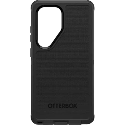 Afbeelding van OtterBox Defender Case voor Samsung Galaxy S25 Ultra, Schokbestendig, Valbestendig, Ultra robuust, Beschermhoes, 7x Getest volgens Militaire Standaard, Zwart, Zonder Verpakking