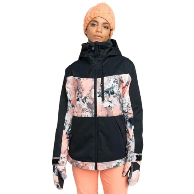 Afbeelding van Roxy Presence Parka Jacket Snowboardjas, Dames, Maat: XL, Peach pink dreamy picture