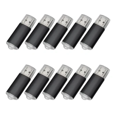 Afbeelding van Fenglangrong USB sticks, 10 stuks, 2.0, type pendrive, 16 GB, zwart