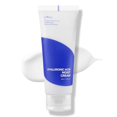 Afbeelding van IsNtree Hydraterende hyaluronzuur crème, 100 ml, compenseert olie en vocht, diepwerkende vochtinbrengende crème