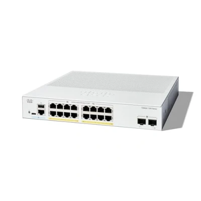 Afbeelding van Cisco Katalysator 1300 16P 2G Beheerde Schakelaar, 16 Haven GE, PoE, 2x1GE SFP, Beperkte Levenslange Bescherming (C1300 2G)