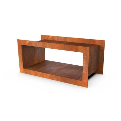 Afbeelding van Geroba uitsparing houtopslag Egura SPC2 780x350x380mm Cortenstaal