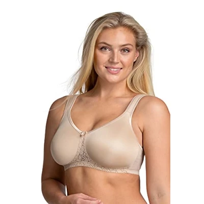 Afbeelding van Miss Mary Smooth Lacy Moulded Soft Bra Beige B 80 Dames