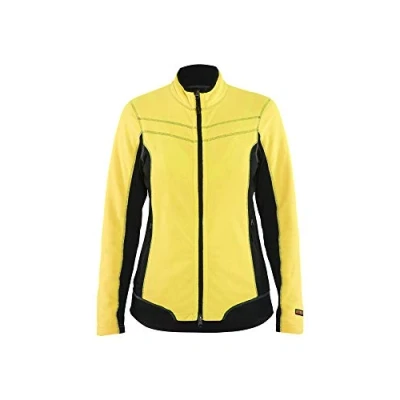 Afbeelding van Blåkläder 4924 1010 Dames Microfleecevest Geel/Zwart maat S