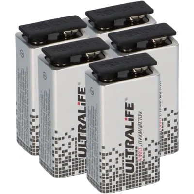 Afbeelding van Ultralife 5 delige set 9 V Lithium (SLM V) batterij Volt