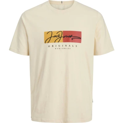 Afbeelding van JACK&amp;JONES JORFREDERIKSBERG BOXSCRIPT TEE SS SN JNR Jongens T shirts