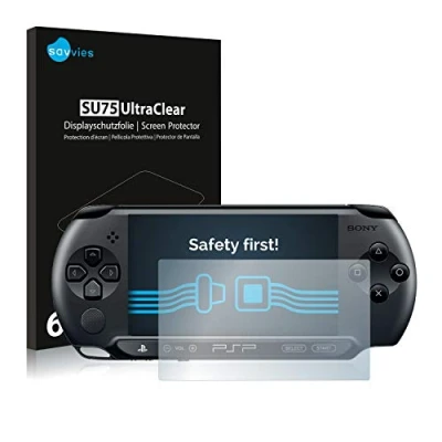 Afbeelding van Savvies (6 Stuks) Schermbeschermer voor Sony PSP 2000 Screen Protector Ultra Transparant