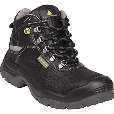 Afbeelding van Deltaplus SAUL2ES3NO47 hoge schoenen van nerfleer, gepigmenteerd S3 Src Esd, zwart, maat 47
