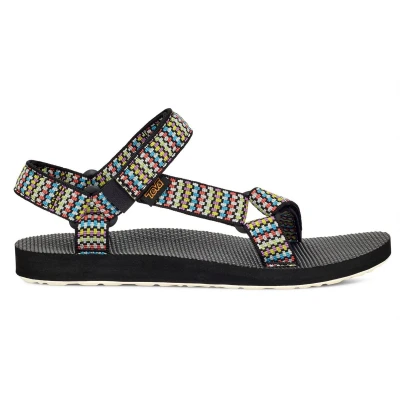 Afbeelding van Teva Hurricane Drift, damessandaal met enkelbandje, Dot Matrix Zwart Multi, 36 EU