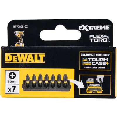 Afbeelding van DeWalt Accessoires Bitset Houder + IMPACT Torsion 25 mm PBitset H1 x2, H2 x3, H3 x2 DT70808 QZ