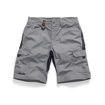 Afbeelding van Scruffs Trade Flex Werkshorts Kleur Grafiet Maat UK 32 / EU 48