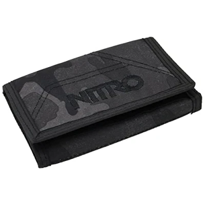 Afbeelding van Nitro Uni Wallet, Portemonnee, Portemonnee Reis Accessoires Gesmed Camo, Gesmede 10x14x1